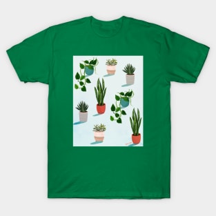 Plant pattern T-Shirt